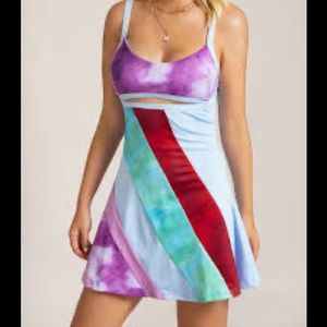 13 Going On 30 Multicolor Cutout Dress size XL